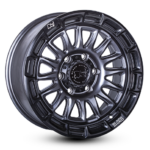 Black Rhino Wheels Rival Gun Metal With Matt Black Lip